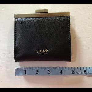 NWOT The SAK black leather bi-fold wallet